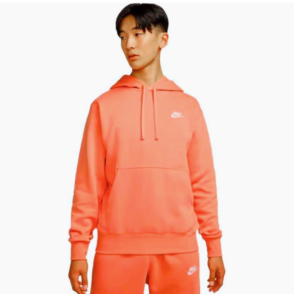 nike coral orange ish hoodie can bought on amazon for 78 dollars